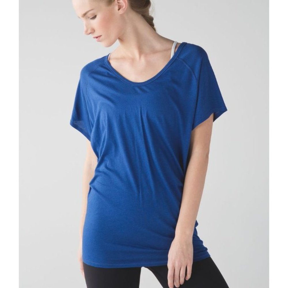 LULULEMON restore short sleeve tee in rugged blue - Picture 5 of 5